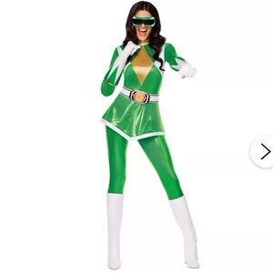 Power Rangers Green Ranger Women’s Costume size M